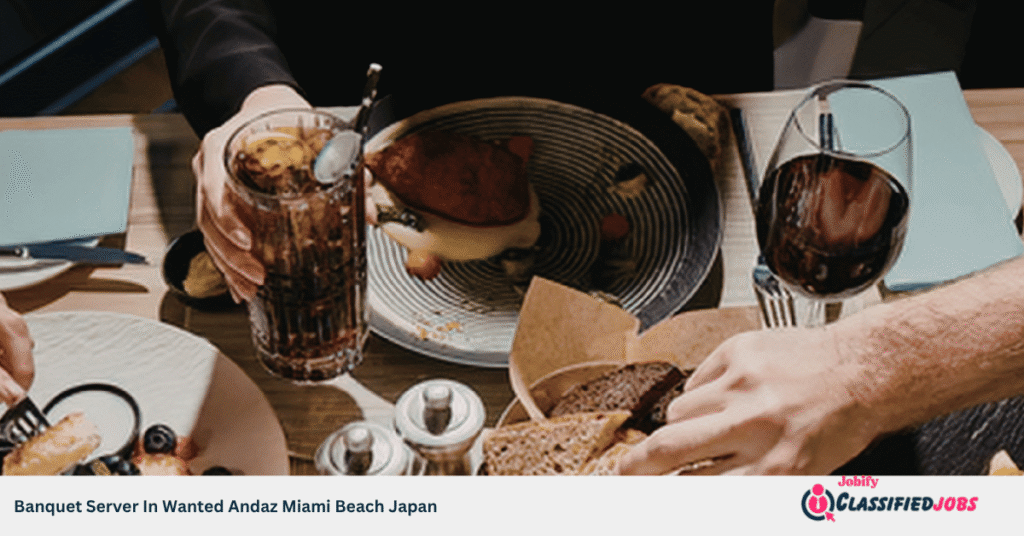Banquet Server In Wanted Andaz Miami Beach Japan