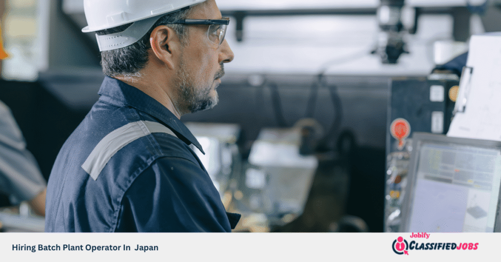 Hiring Batch Plant Operator In Japan