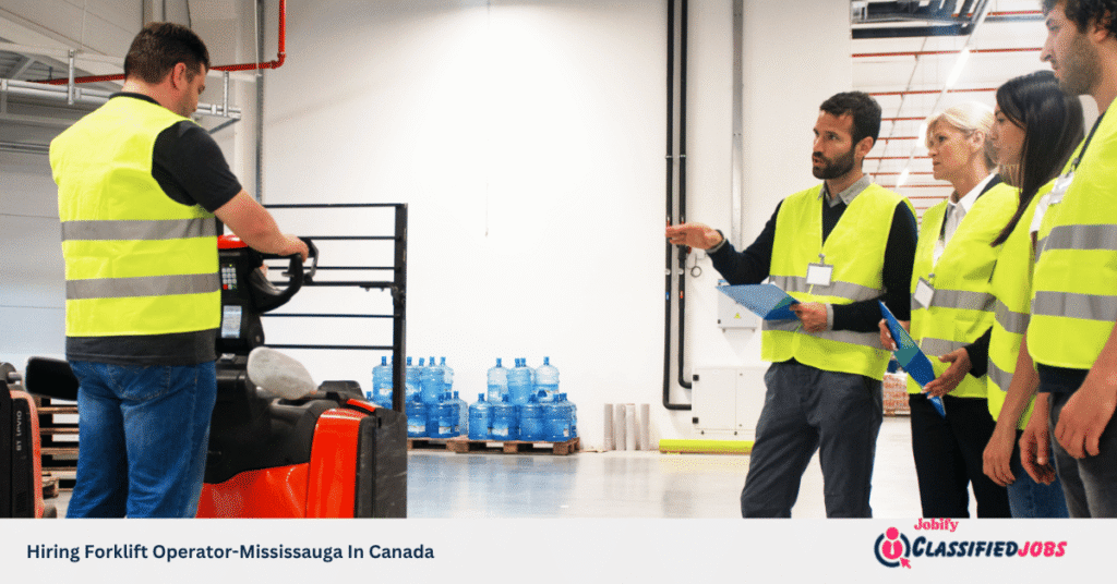 Hiring Forklift Operator-Mississauga In Canada