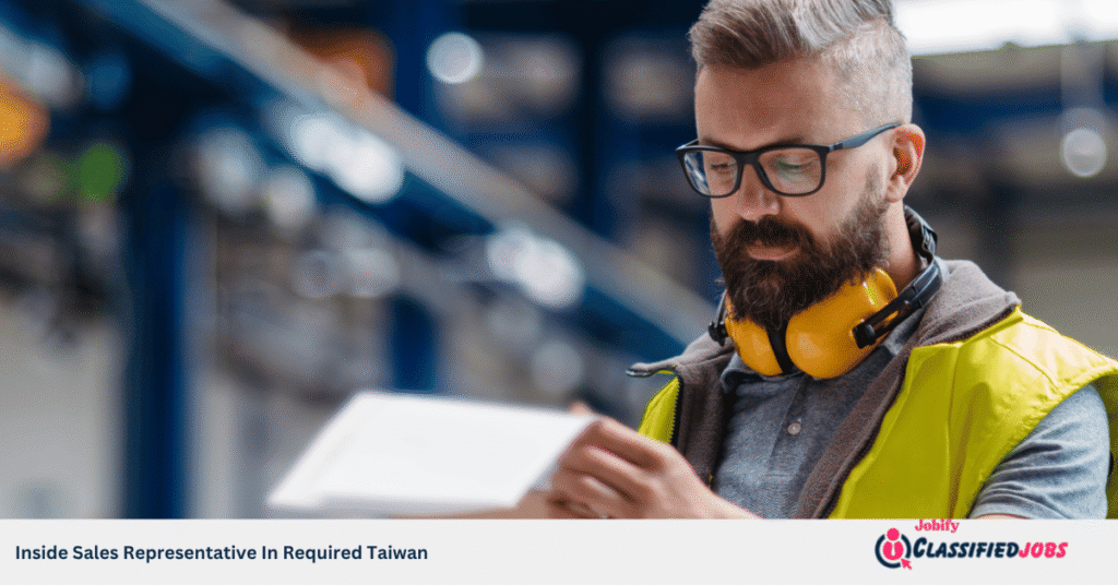 Inside Sales Representative In Required Taiwan